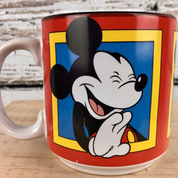 Disney Faces of Mickey‎ Mouse 14 Ounce Coffee Tea Mug Collectible - Picture 4 of 8